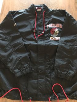 Portland blazers basketball windbreaker