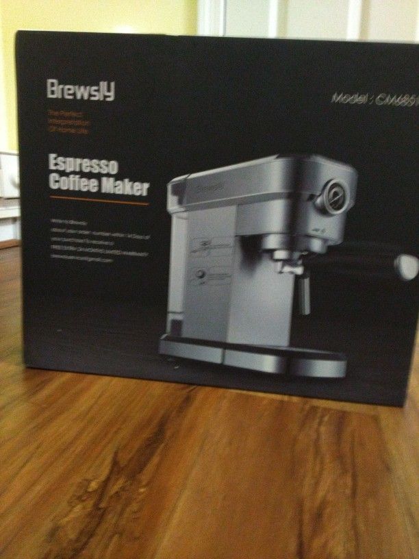 brewsly espresso coffee maker model cm6851