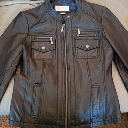 Women's Michael Kors Black Leather Jacket
