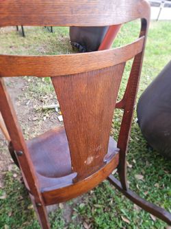 Antique Oak Wood rocking Chair