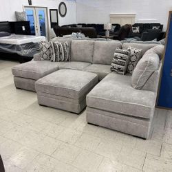 CALNITA SISAL 2-PIECE RAF CHAISE SECTIONAL