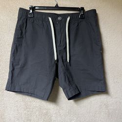 Vuori Ripstop Shorts 8.5” Mens Large Gray