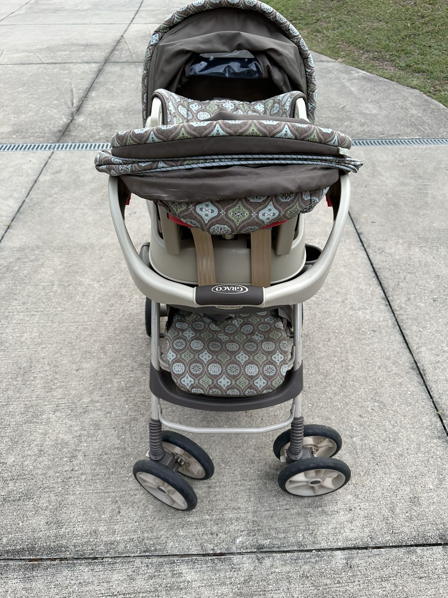 Used Graco Car Seat, Stroller And Base