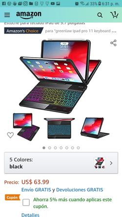 Greenlaw Keyboard Case For ipad 11" new