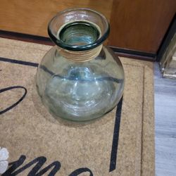 Decorative Glass Vase-$8