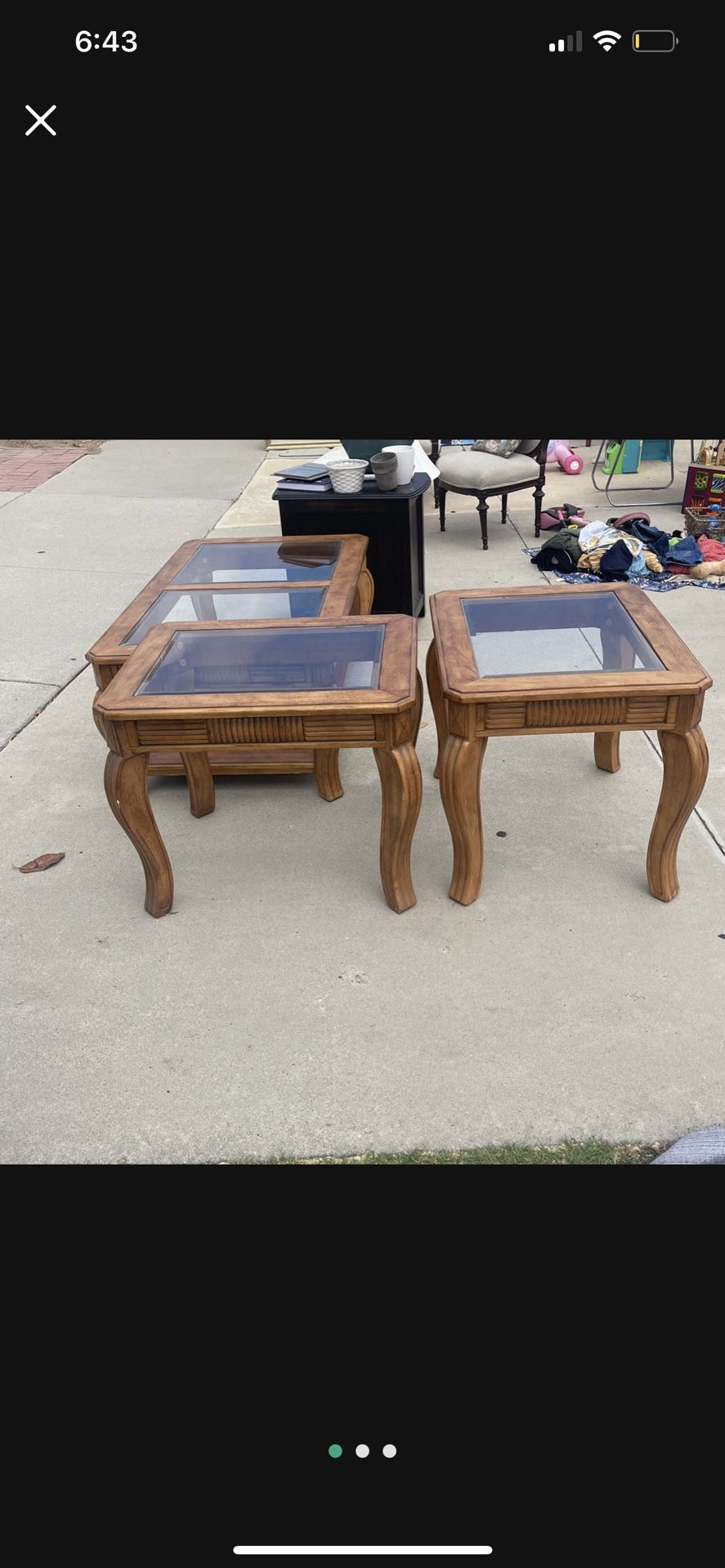 Coffee Table With Side Tables