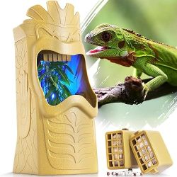 NEPTONION (Unique Hydration] Reptile Water Feeder with Bad Stuff Filter, Auto Shutdown and Filling Reminder, great for Chameleons, Frogs, Geckos, Bear