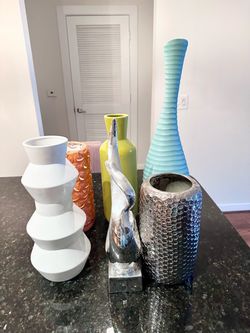 Decorative Vase and Figurine Collection