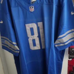 Calvin Johnson Detroit Lions Football Jersey Classic/XXXL 