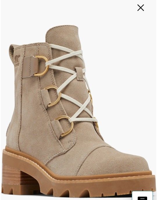 SOREL
Joan Suede Faux Fur Lace-Up Boots $210
