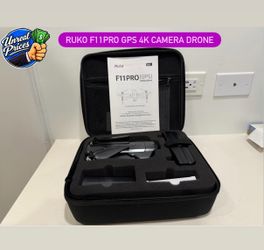 Ruko F11PRO GPS 4K Camera Drone + Case – Used Once
