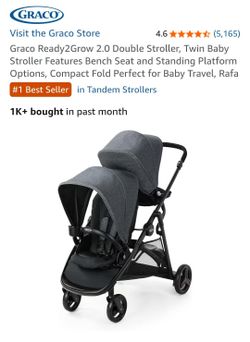 Greco Ready to Grow 2 Grow 2.0 Double Stroller