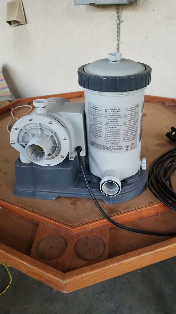 Intex pool pump for Sale in Fresno, CA OfferUp