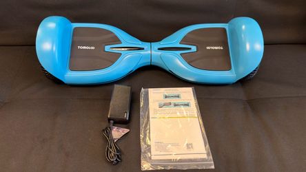TOMOLOO Hoverboard with Bluetooth Speaker & App Control, 250W Electric Hover Board with LED Lights, Smart Self Balancing Scooter