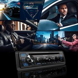  KENWOOD KDC-BT282U CD Car Stereo - Single Din, Bluetooth Audio, USB MP3, FLAC, Aux in, AM FM Radio, Detachable face with White 13-Digit LCD Display a