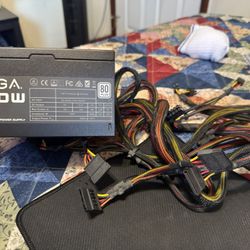 EVGA 600w 80 Plus certified Power Supply 