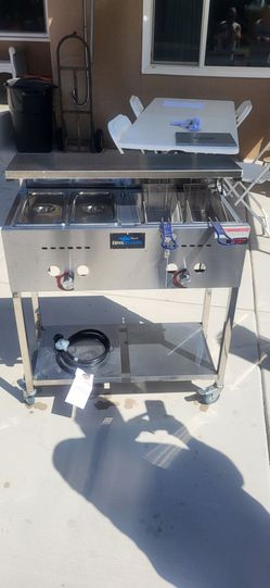 Gas shark deep fryer & steamer propane.