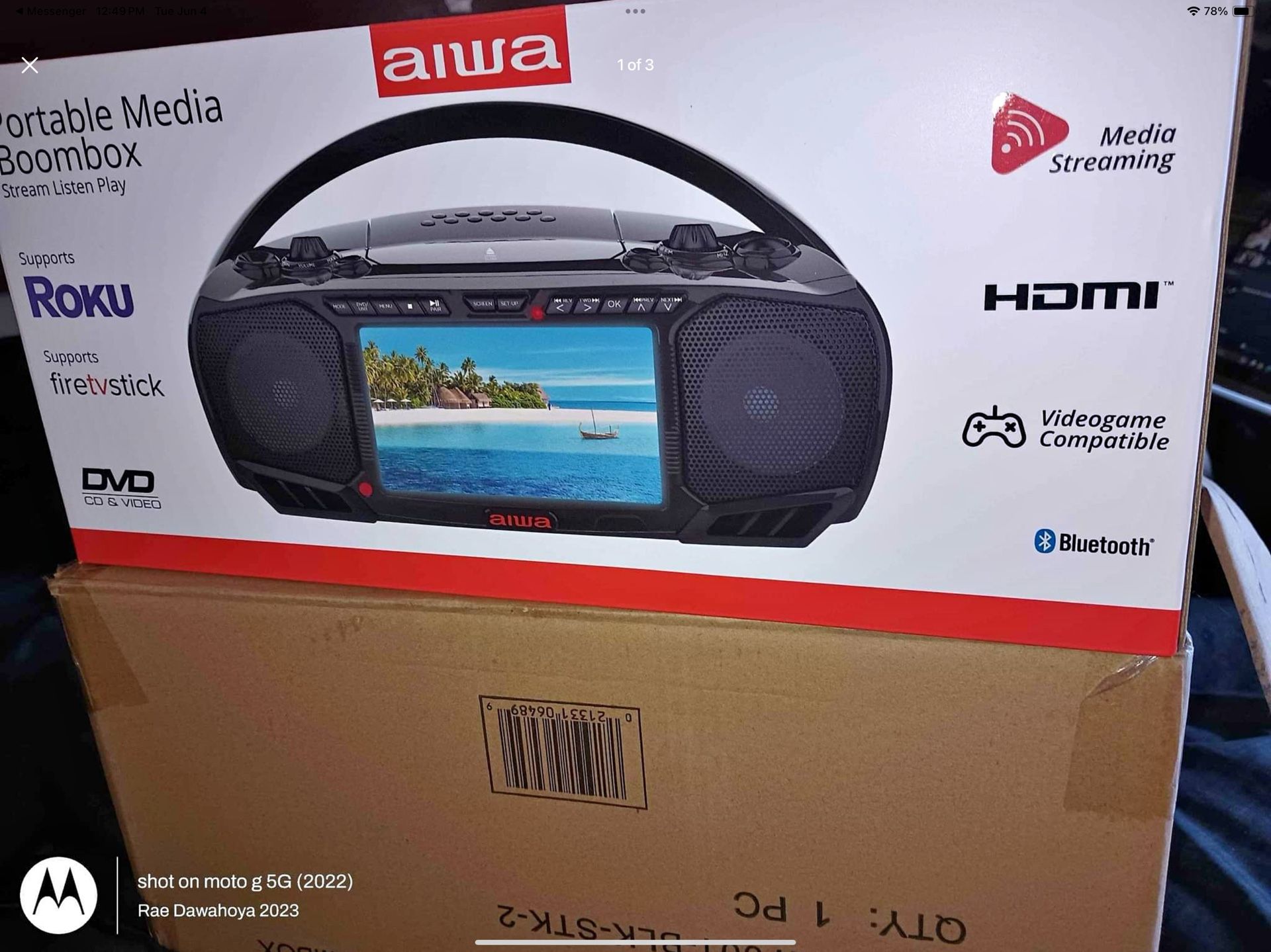 Aiwa All In One Boombox 