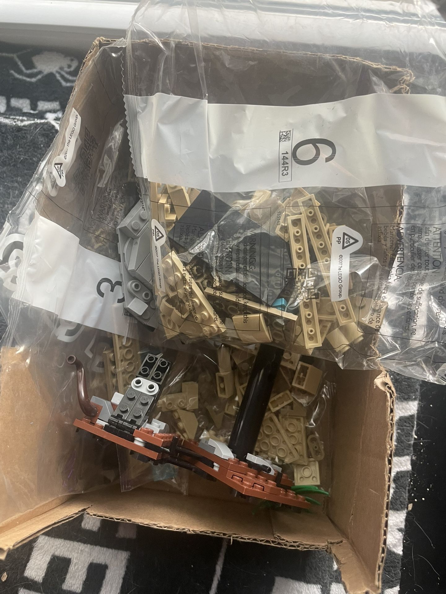 Open Box Jurassic Park Lego