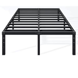 18 Inch Full Bed Frame - Sturdy Platform Bed Frame Metal Bed Frame No Box Spring