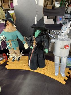 Wizard of oz Collectible Dolls 3 Pc SET!!! RARE
