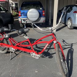 Tandem pedego electric bike