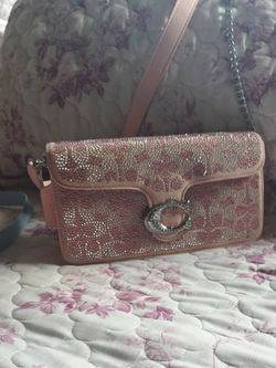 Coach rhinestone tabby shoulder bag