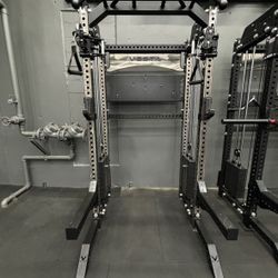 2IN1 Half Rack Functional Trainer Cables