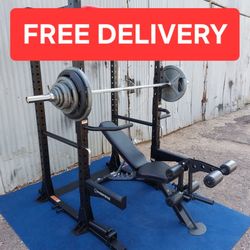 Inspire Squat Rack / Power Rack / Weight Bench / Fitness / Gym / Gymnasio / Weight Plates