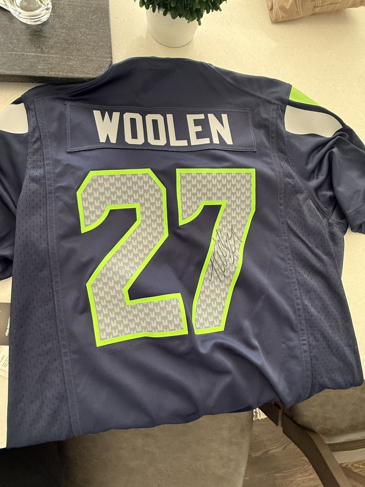 Tariq Woolen Autographed Jersey