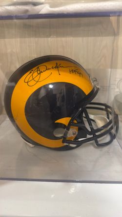 Los Angeles Rams Signed  Eric Dickerson helmet and jersey