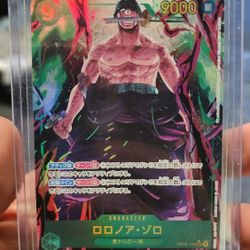 One Piece Tcg Japanese Zoro Card