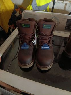Mens John Deere waterproof work boots