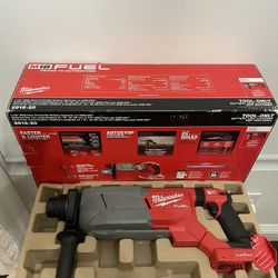 New Milwaukee 1-1/4” SDS Plus D-Handle Rotary Hammer w/ ONE KEY (Tool Only Solo Herramienta)