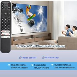 RC813 Voice Remote Control, for TCL Google TV Remote Control