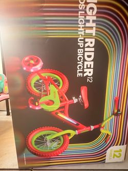 Light rider 12. Kids  light up bike brand new