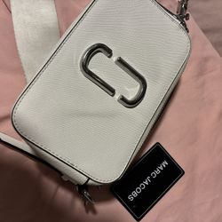 White And Silver Marc Jacobs Bag 