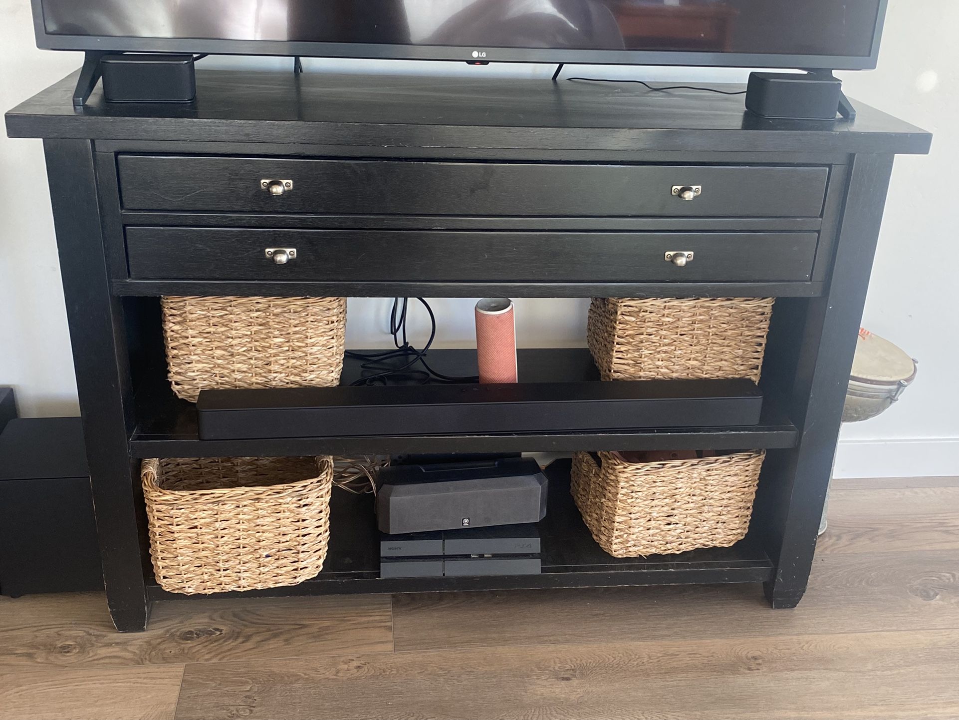 Pottery Barn Map console Table