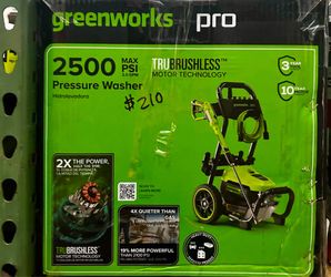 Greenworks 2500PSI Pressure Washer