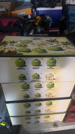 Grinch Dumplings Merry Christmas Limited Gold Edition