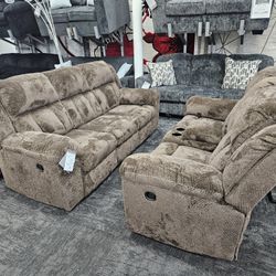 New Stock Ashley Furniture Recliner Sofa And Loveseat Special