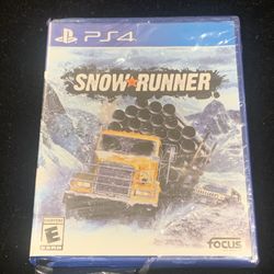 Playstation 4 PS4 Snow Runner Game Disc NIB (Post Nintendo Era)