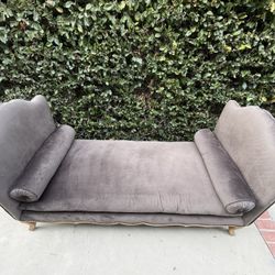 Grey Anthropologie daybed sofa
