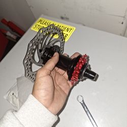 Brand New Bike Hub And Rotor Send Me Offers