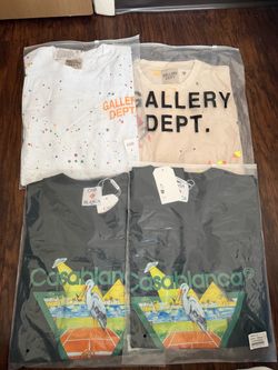 Gallery Dept & Casablanca T-Shirts Bundle