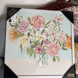 Floral Wall Art - Brand New