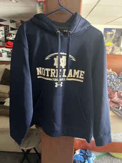 Notre Dame University Fighting Irish Football Hoodie Size Men’s Medium
