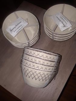 New Tommy Bahama Melamine Dessert Bowls (12)