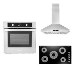 LUXURY KITCHEN APPLIANCES - New Open Box RANGE OVEN COOKTOP HOOD 