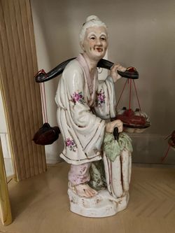 Vintage Asian porcelain figurine